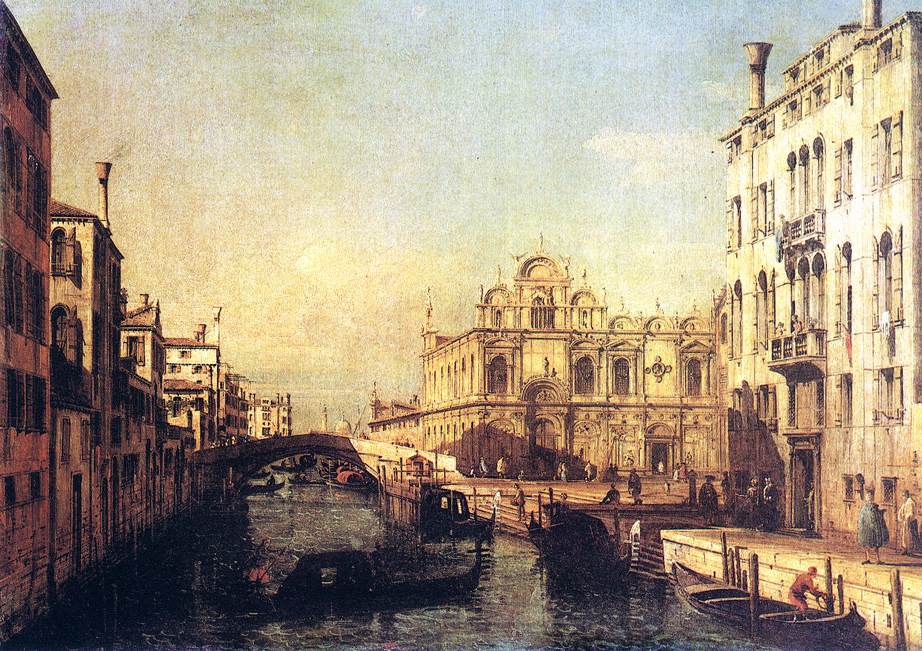 BELLOTTO, Bernardo The Scuola of San Marco gh